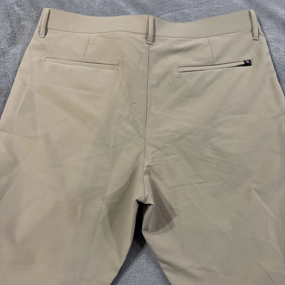 Banana Republic Mens Pants 34x30 Beige Chino Classic Flat Front Preppy Golf #J11